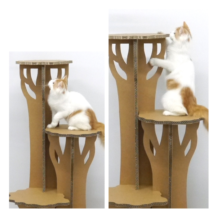 ツリーステップ キャットタワー 猫 ペット キャット