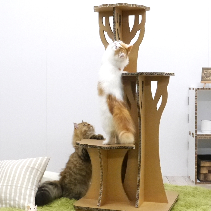 ツリーステップ キャットタワー 猫 ペット キャット