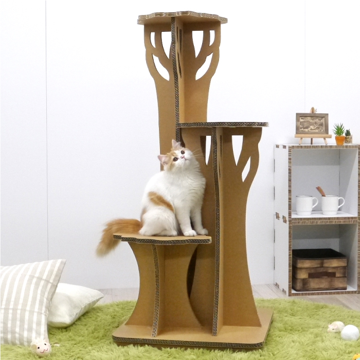 ツリーステップ キャットタワー 猫 ペット キャット